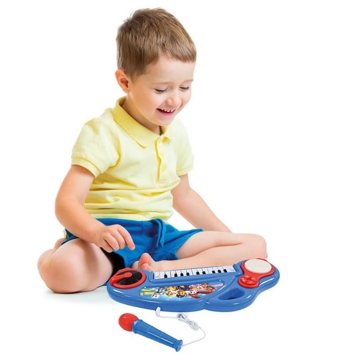 Piano électronique pour enfants La Pat' Patrouille avec effets lumineux