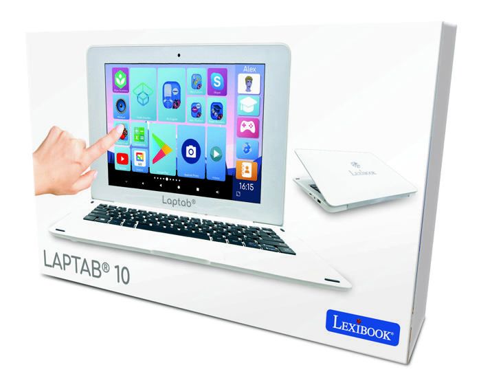 Ordinateur portable tactile LAPTAB 10 pour enfant de 7 ans et plus - Marque LEXIBOOK - Garantie 2 ans