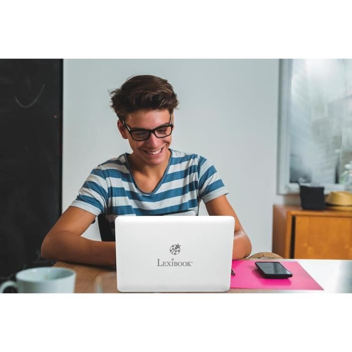 Ordinateur portable tactile LAPTAB pour enfant de 7 ans et plus, écran Full HD de 10.1, stockage 128Go, RAM 4 Go, LEXIBOOK