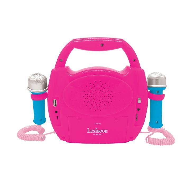 Enceinte Bluetooth Disney Princesses - LEXIBOOK - Effets Lumineux, Micros, Batterie Rechargeable