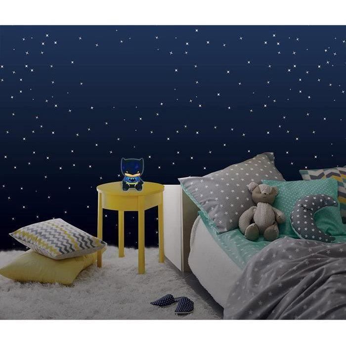Veilleuse 3D Batman - LEXIBOOK - Lumiere LED - Anti chocs - Enfant - 3 ans et plus