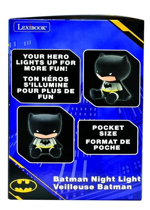 Veilleuse 3D Batman - LEXIBOOK - Lumiere LED - Anti chocs - Enfant - 3 ans et plus