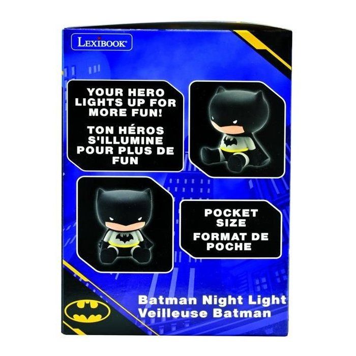 Veilleuse 3D Batman - LEXIBOOK - Lumiere LED - Anti chocs - Enfant - 3 ans et plus