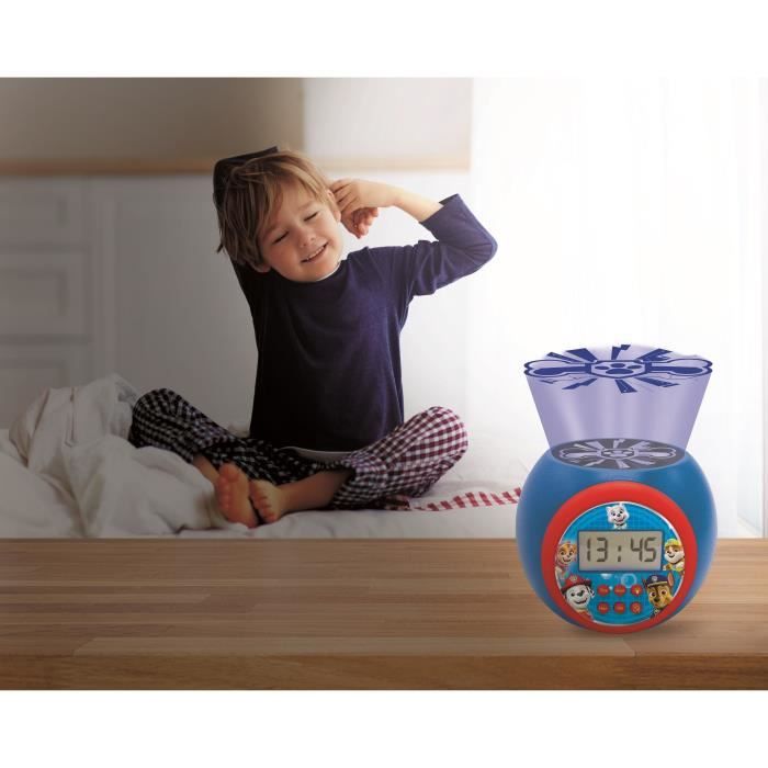 PAT' PATROUILLE RÈveil projecteur fonction minuteur LEXIBOOK