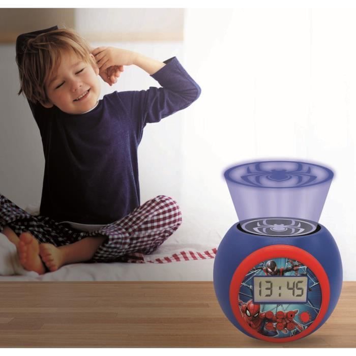SPIDER-MAN RÈveil projecteur fonction minuteur LEXIBOOK