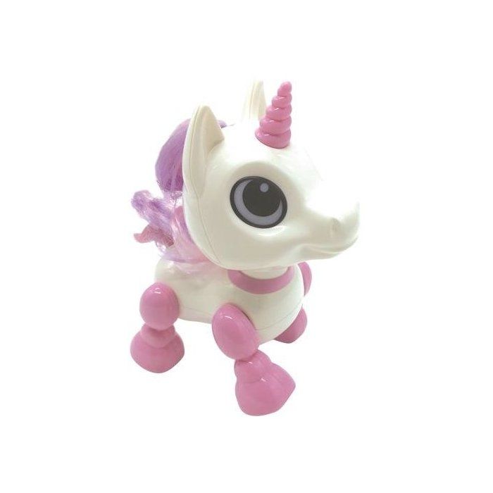 Robot Licorne Power Unicorn Mini - Effets Lumineux et Sonores - Contrôle par Claquement de Main - Répétition