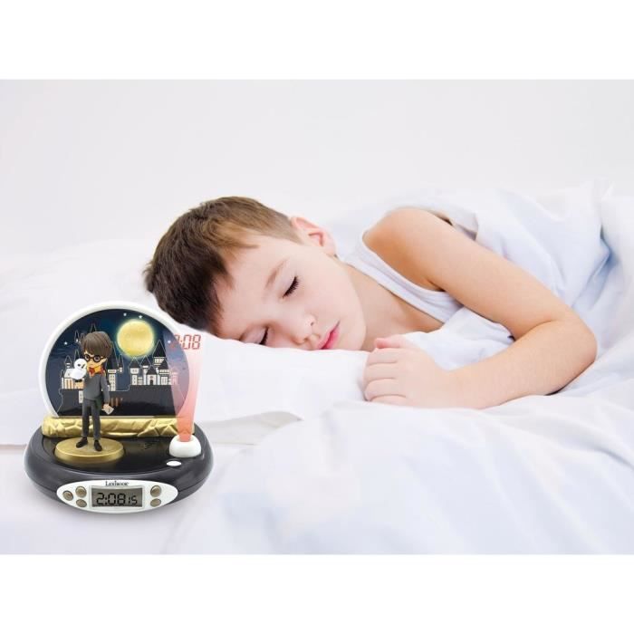 RÈveil Projecteur Harry Potter 3D - Sons magiques - LEXIBOOK