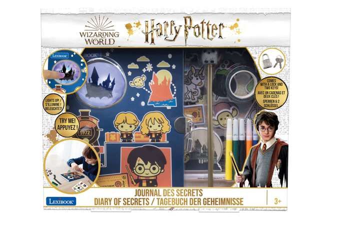 Journal Intime Electronique Harry Potter - LEXIBOOK - Effets Lumineux et Accessoires