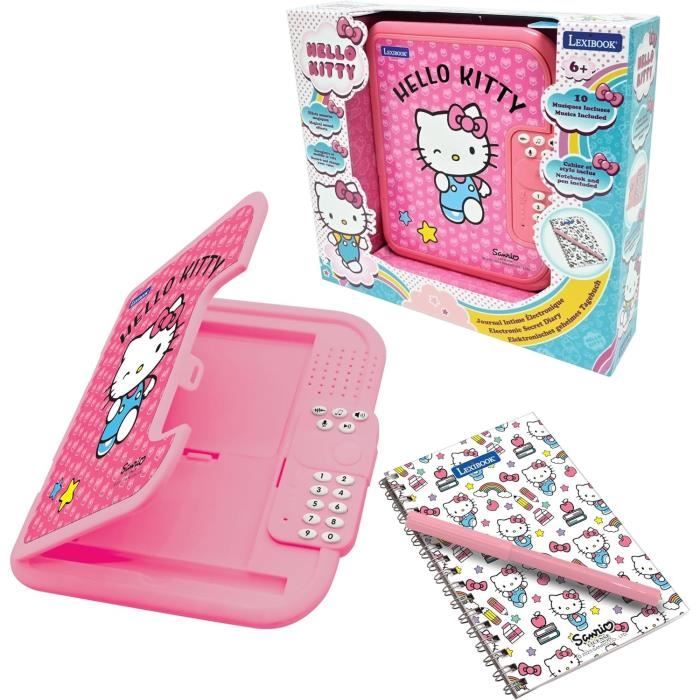 LEXIBOOK - Journal intime électronique avec coffre-fort - Hello Kitty