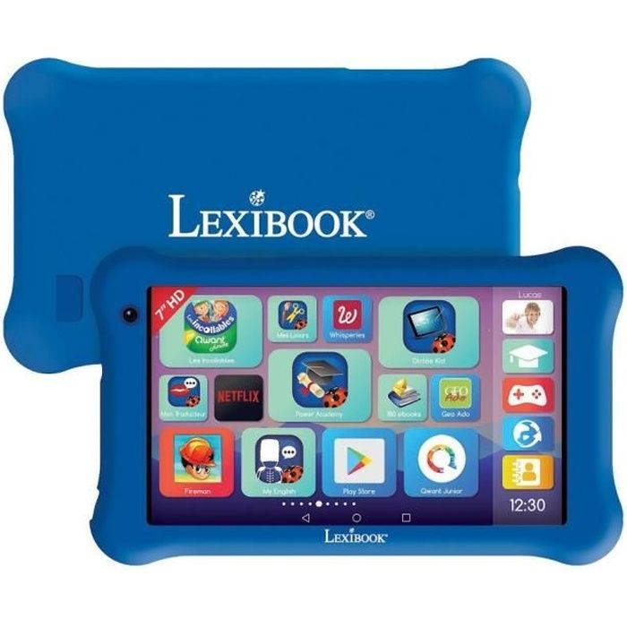 Tablette LexiTab Master 7 LEXIBOOK - Contenu Èducatif, interface personnalisÈe et housse de protection