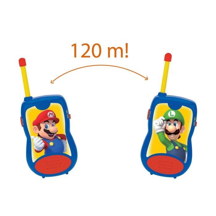 Talkies-Walkies Super Mario portÈe 120m - LEXIBOOK