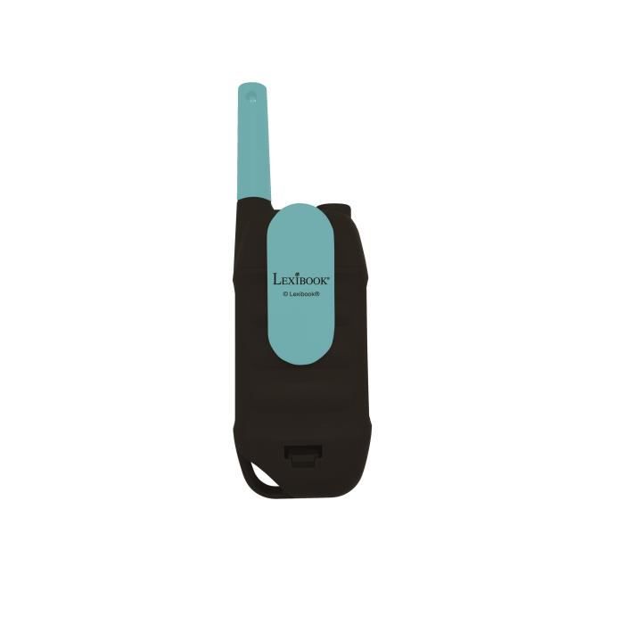 Talkies-walkies LEXIBOOK noirs - Portée 5 km - Fonction communication d'un a un et un a plusieurs