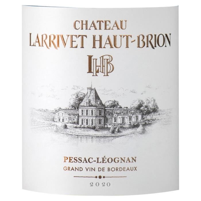 Château Larrivet Haut-Brion 2020 Pessac-Léognan - Vin rouge de Bordeaux