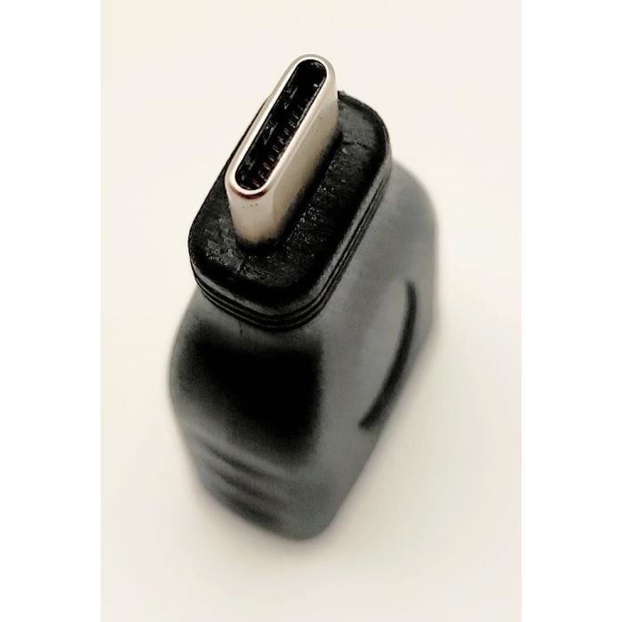 Adaptateur monobloc USB-C mâle / A 3.0 femelle - LINEAIRE - AD331