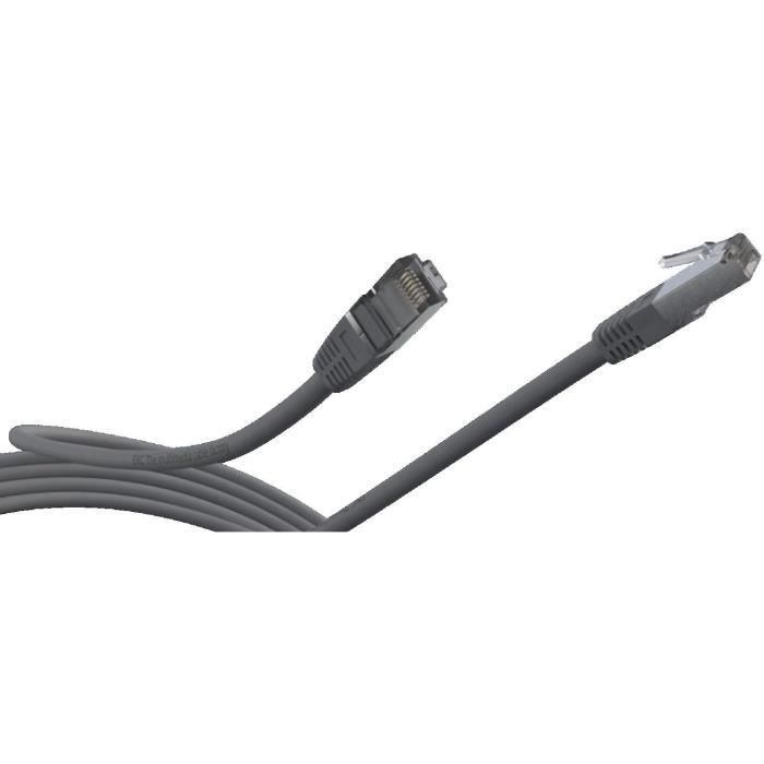 Câble RJ45 - LINEAIRE - PCC6FI - Cat.6 - Blindé - F/UTP - 15m