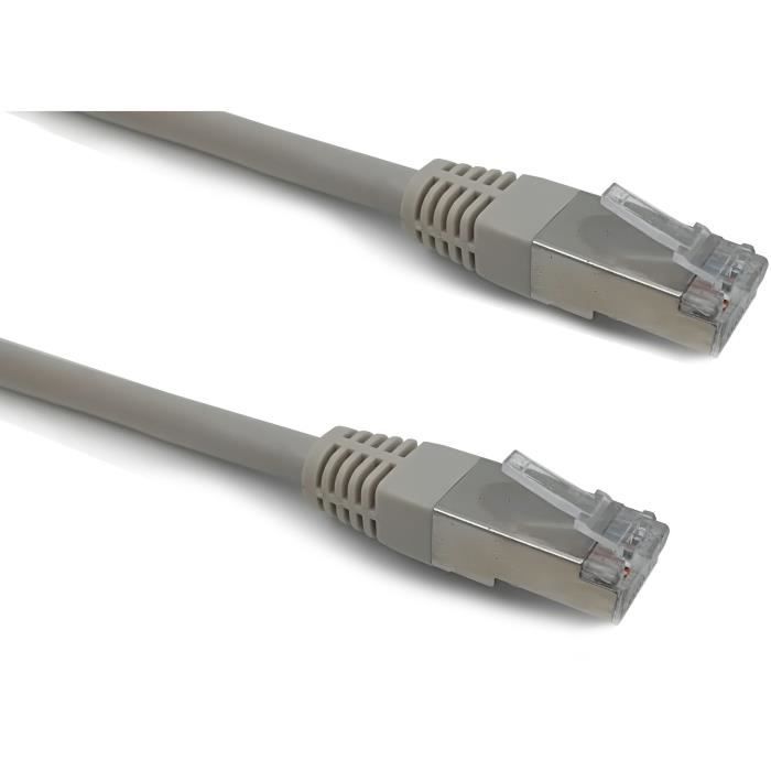 Câble RJ45 Cat.6 blindé F/UTP - LINEAIRE - PCC6FD - 2 m