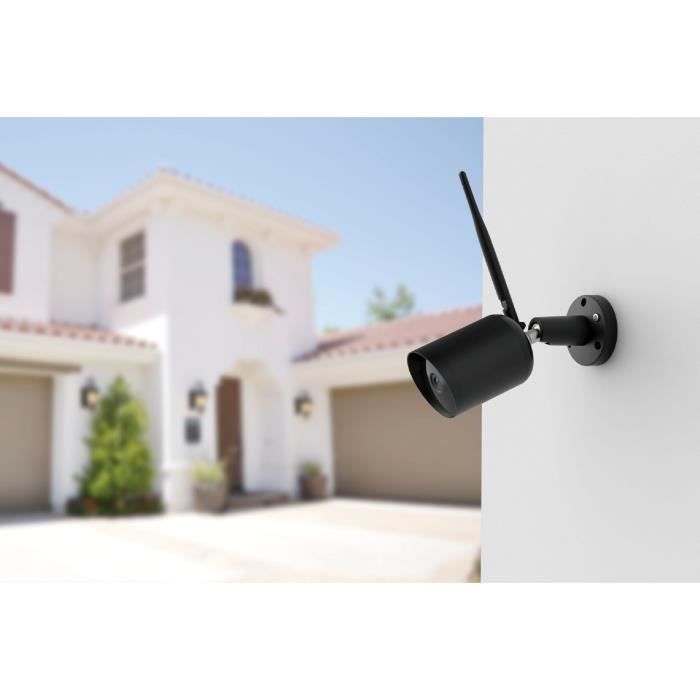 Caméra WiFi - LINK2HOME - Intérieure/extérieure - 1080P HD, vision nocturne, détection mouvement