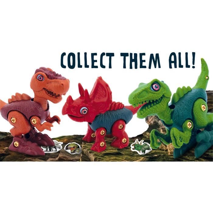 Dino STEM - LISCIANI - I'm a Genius - Construis ton T-Rex - Puzzle et autocollants - ActivitÈ ludique et Èducative