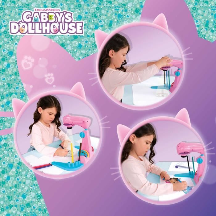 Projecteur de dessins - LISCIANIGIOCHI - Gabby et la maison magique - Accessoires Inclus, Modeles