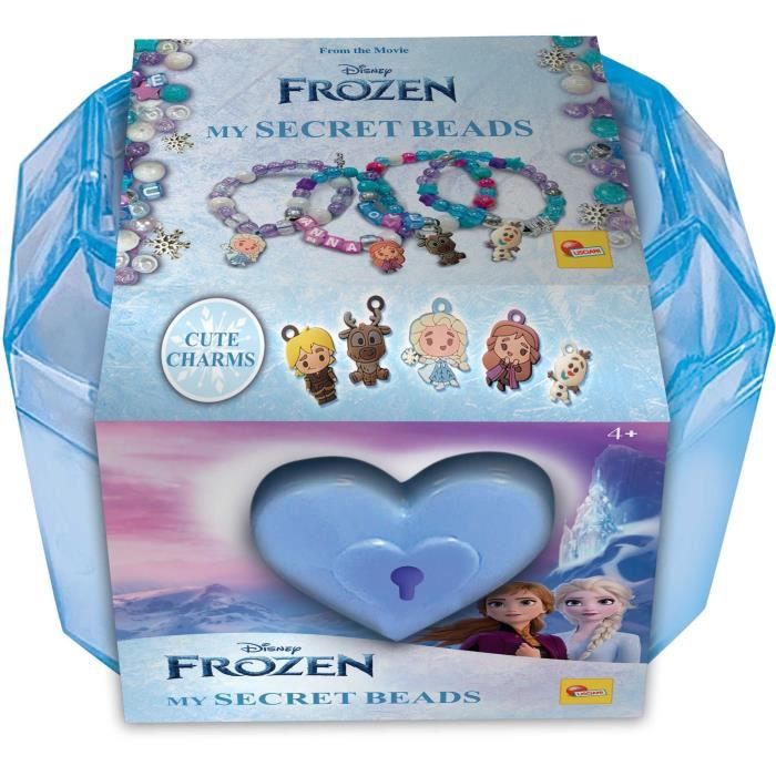 Coffret Bijoux - LISCIANIGIOCHI - LA REINE DES NEIGES - Coffret avec serrure, perles et breloques
