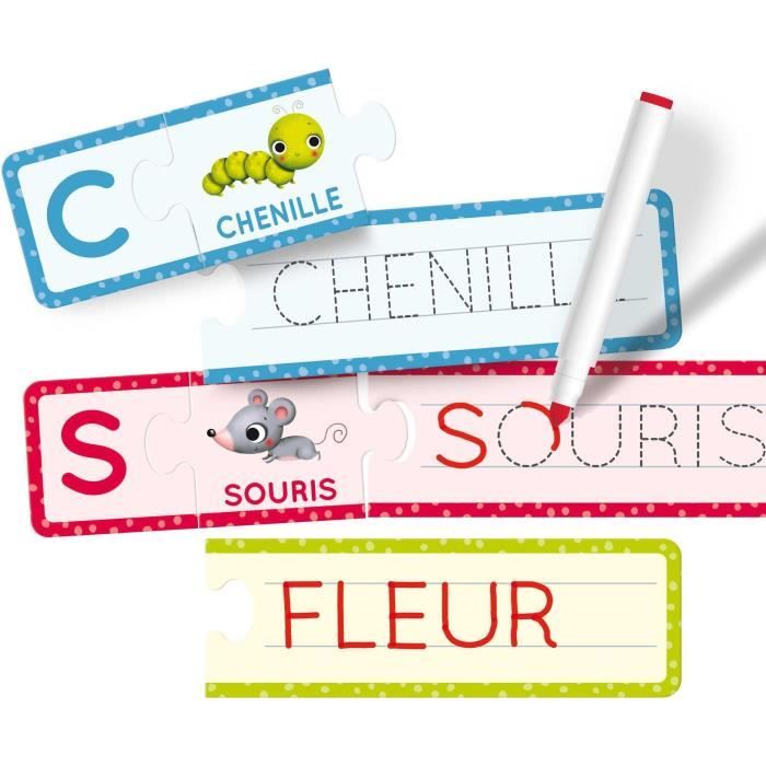 Je Lis, J'Écris et Je Joue - La Ferme - Jeu éducatif - CAROTINA BABY - Apprentissage de la lecture et de l'écriture