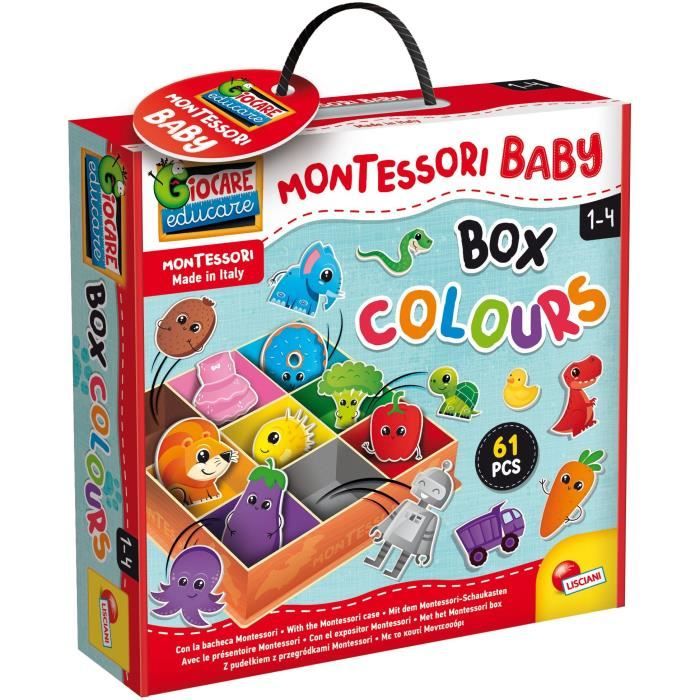 Box Colours - jeux d'apprentissage - basÈ sur la mÈthode Montessori - LISCIANI