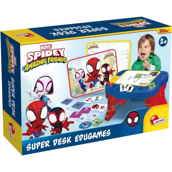 Bureau d'activitÈs pour enfants - Spidey Super desk - Edu games - LISCIANI