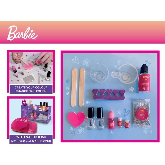 Vernis a Ongles Color Change - Kit Créatif - LISCIANIGIOCHI - Seche ongles, Vernis changeants
