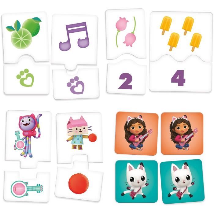 Collection éducative - LISCIANI - Gabby's Dollhouse - Jeux variés - Logique et imagination - Theme maison de poupée