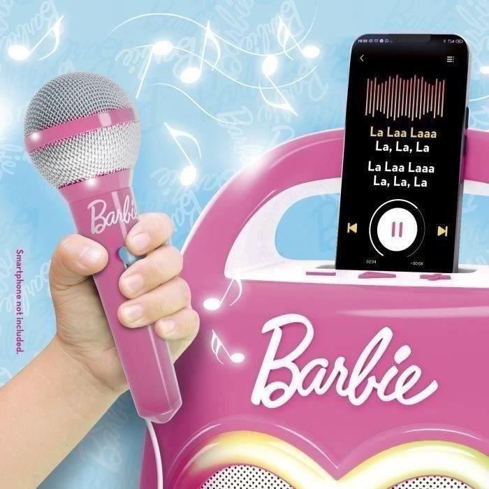 Enceinte Bluetooth - LISCIANI - Barbie Party - Compatible micro - ConnectivitÈ smartphone - IdÈal pour chanter et danser