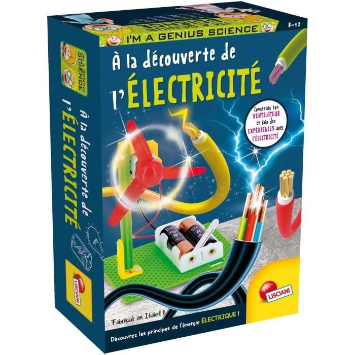 Découverte de l'éléctricité - Kit Scientifique - I'M A GENIUS POCKET - Composants sűrs
