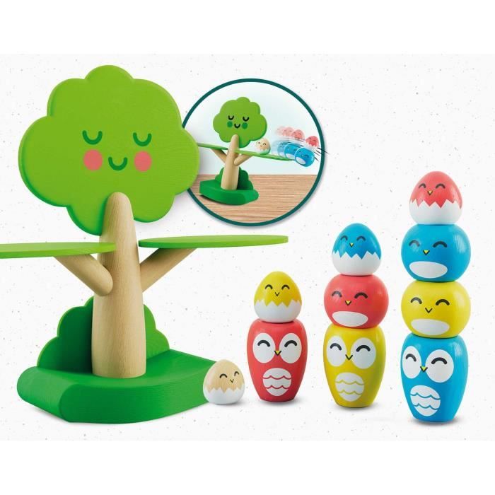 Tree Balancing - Jeu Montessori- MONTESSORI BOIS - Jeu d'Équilibre, Arbre et Oiseaux