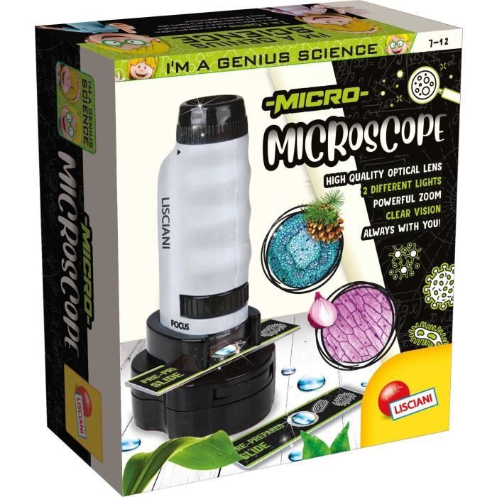 Microscope Portable - I'M A GENIUS - Grossissement puissant
