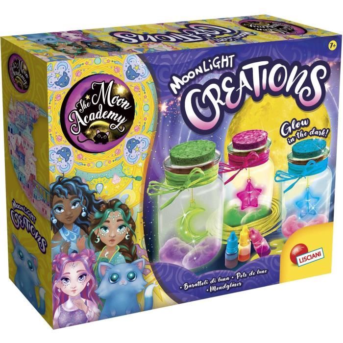 CrÈations lumineuses - LISCIANI - The Moon Academy - Potions de lune - Brille dans le noir - ActivitÈ crÈative fantastique