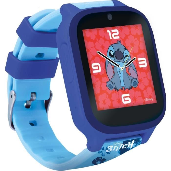 Montre Éducative - HI TECH - STITCH - Cadrans personnalisables, 5 Jeux interactifs