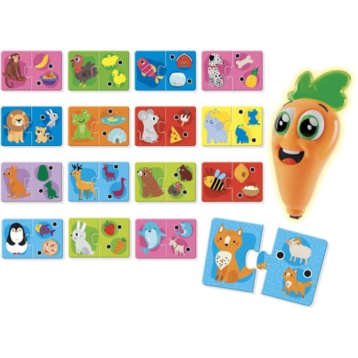 Stylo parlant - CAROTINA BABY - Apprentissage des animaux, Stylo interactif