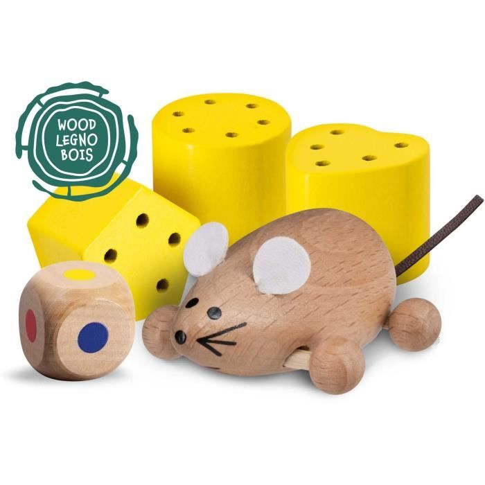 La maison de la souris - Jeu Montessori - MONTESSORI BOIS - Maison de Souris, Jeux d'Associations