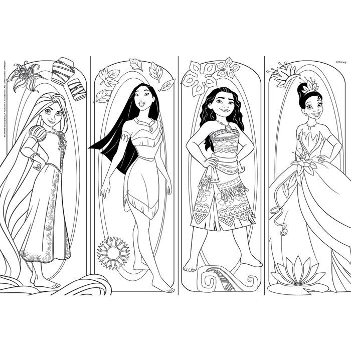 Puzzle MaxiFloor double face - Princesses - LISCIANIGIOCHI - 2 x 60 pieces - Des 4 ans