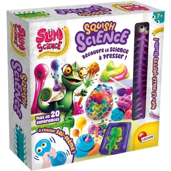 Squish - Kit Scientifique - SLUMI SCIENCE - Composants Variés, Recettes Illustrées