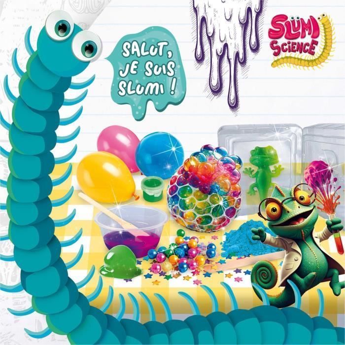 Squish - Kit Scientifique - SLUMI SCIENCE - Composants Variés, Recettes Illustrées