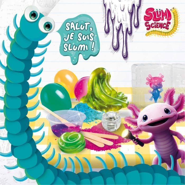 SLUMI Science Squishy de la Nuit, Kit Expériences Scientifiques pour Enfants des 6 Ans, Kit Phosphorescent DIY