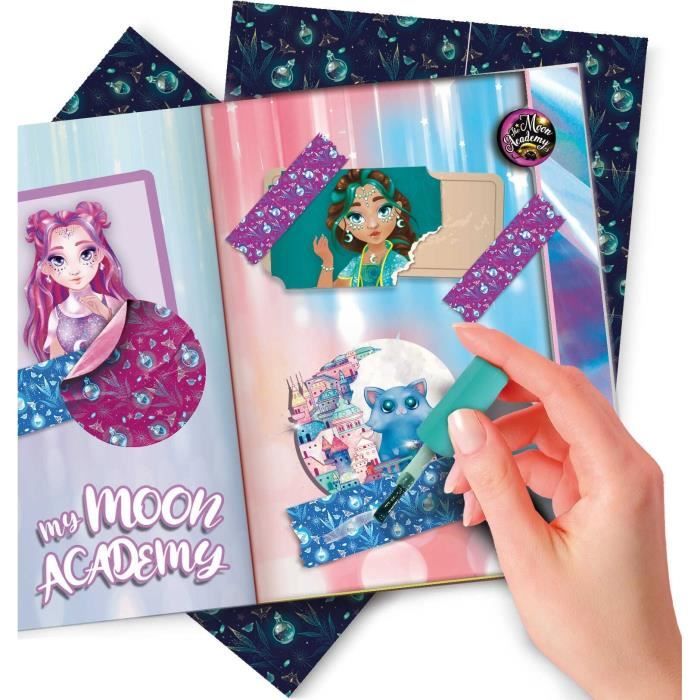 Accessoires Paper Art - Kit de Loisirs Créatifs - THE MOON ACADEMY - Kit de Bureau, Matériel Inclus