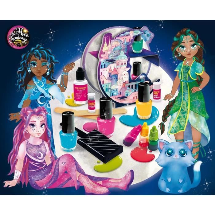 Art des ongles - Kit de Loisirs Créatifs - THE MOON ACADEMY - Composants pour Vernis, Flacons a Vernis