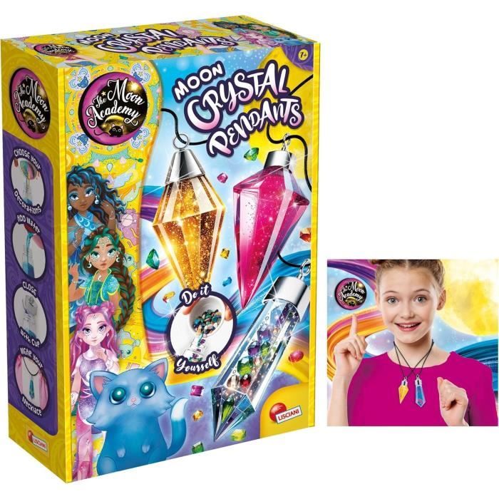 Cristaux magiques - Kit Créatif - THE MOON ACADEMY - Paillettes, Pierres et Bases Incluses