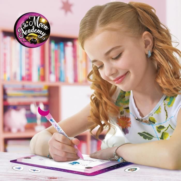 Stylos et agenda magique - Kit Créatif - THE MOON ACADEMY - Stylos Personnalisés, Journal Inclus