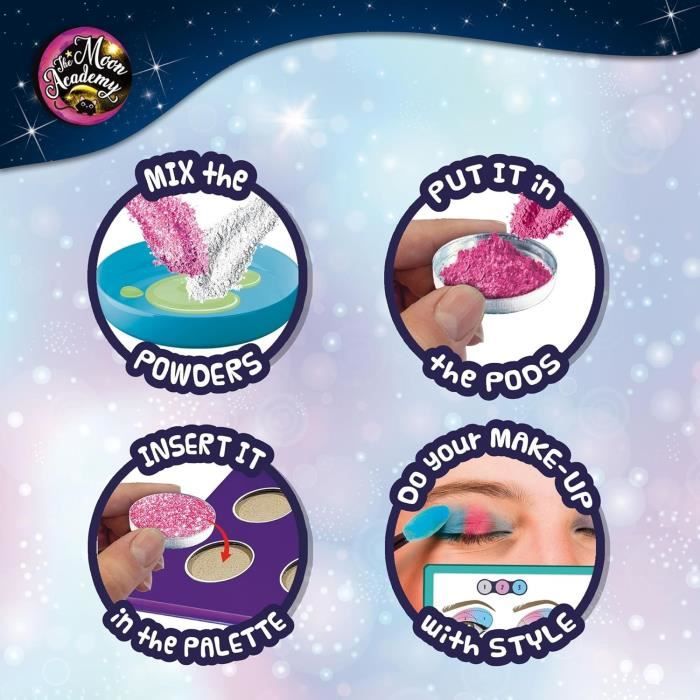 Ombre a paupieres - Kit de Loisirs Créatifs - THE MOON ACADEMY - Composants pour Fards, Boîtiers a Fards