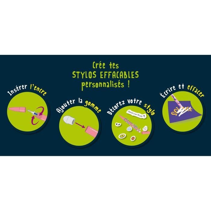 Laboratoire de stylos effaçables - Kit Scientifique - I'M A GENIUS - Stylos a personnaliser, Expériences d'encre
