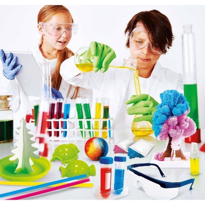 Laboratoire des super réactions - Kit Scientifique - I'M A GENIUS - 30 Expériences, Effets surprenants