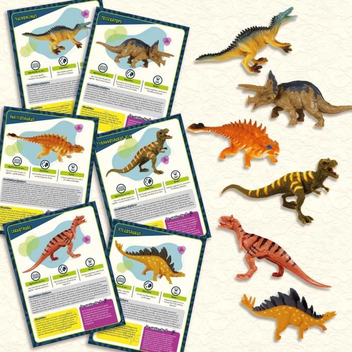 Un mois avec les dinosaures - Kit Scientifique - I'M A GENIUS - 31 dinosaures