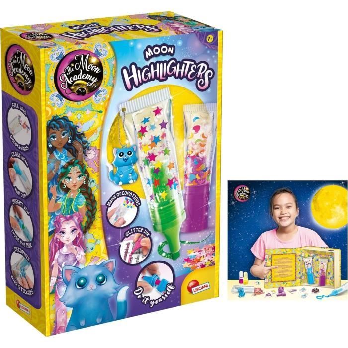 Surligneurs - Kit de Loisirs Créatifs - THE MOON ACADEMY - Composants pour Surligneurs, Accessoires Inclus